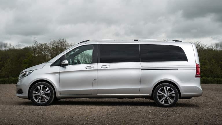 Pasajeros de adecuado para mercedes w447 V-clase extra largo 2-puerta corredera-gris