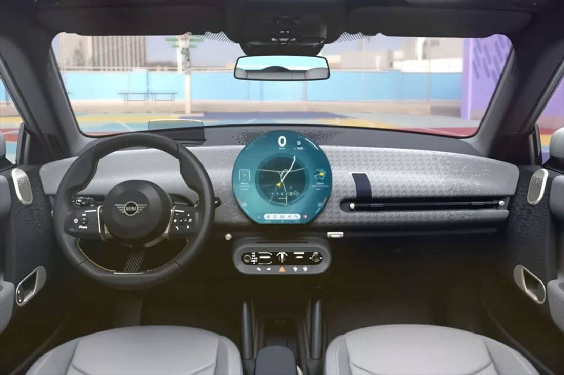 MINI EV interior