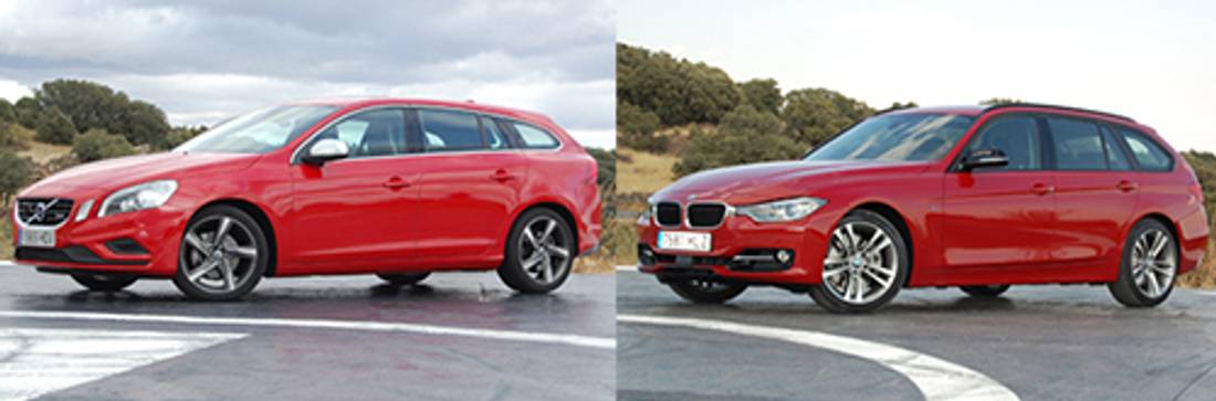 Comparativa: Volvo V60 vs BMW 320d Touring – Familiares sin renunciar a nada