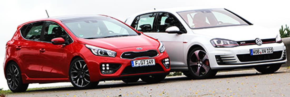 Comparativa: Kia Cee'd GT Vs VW Golf GTI – El bueno contra el mejor