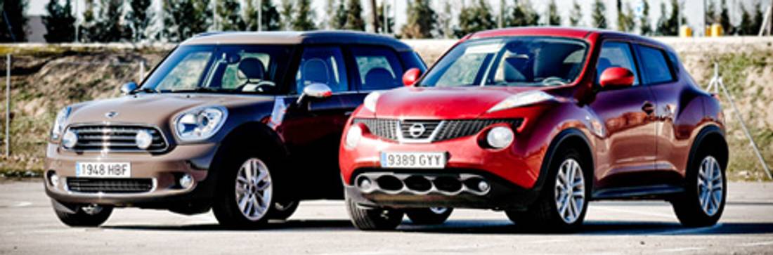 Comparativa: Nissan Juke Vs Mini Countryman – Una nueva especie