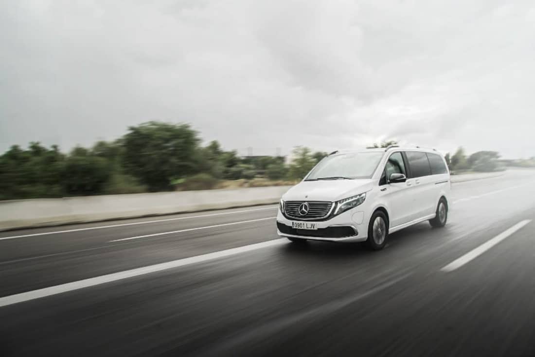 Primera prueba del Mercedes-Benz EQV