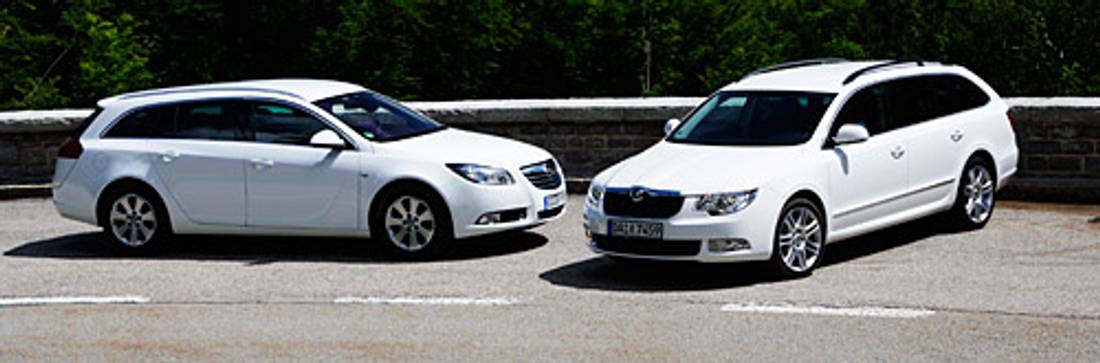 Comparativa: Skoda Superb Combi vs