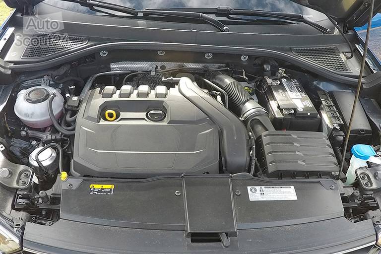 Nuestro VW-T-Roc Cabrio de prueba tenía motor gasolina TSI de 150 CV.