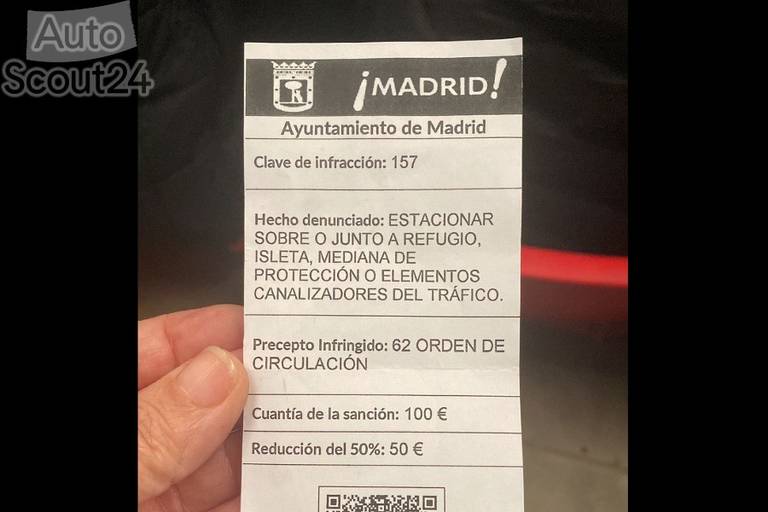 Falsa multa en Madrid