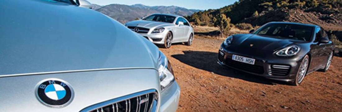 Comparativa: BMW M6 Gran Coupé, Mercedes CLS 63 AMG y Porsche Panamera Turbo – ¿Quién merece el título de la mejor berlina-coupé del mundo?