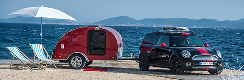 El Mini Countryman ALL4 se transforma en un camper con esta tienda de  campaña plegable - Autofácil