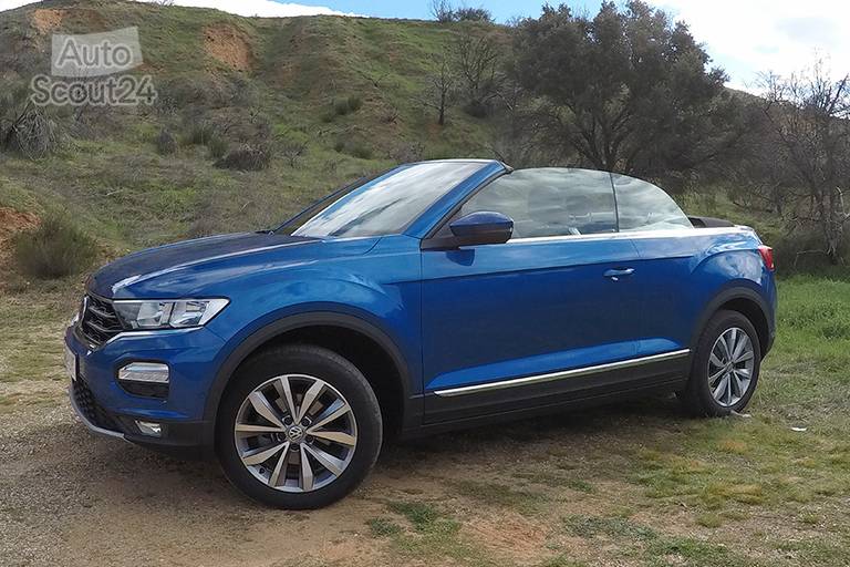 El VW T-Roc Cabrio es un coche de 4 plazas con capota de lona eléctrica.